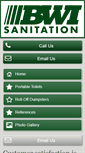Mobile Screenshot of bwisanitation.com